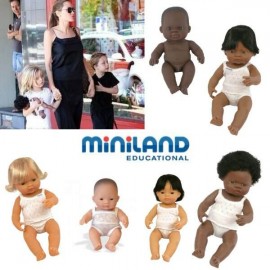 Miniland - Baby european (baiat) Papusa 21cm - poza 3
