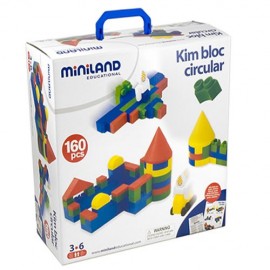 Miniland - Joc de constructii Kim Bloc Circular 160 - poza 4