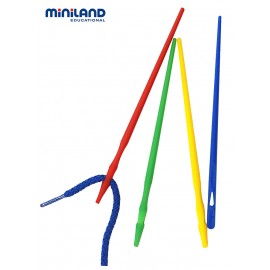 Miniland - Set 100 ace mari pentru insirat - poza 2