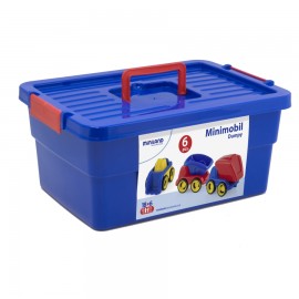 Minimobil Dumpy Set 6 masinute asortate - Miniland - poza 4