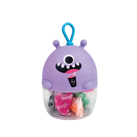 Miniset de modelaj cu 10 culori de plastilina usoara Monstruleti Mov - poza 1