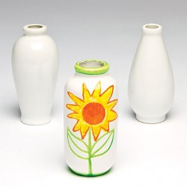 Minivaze din portelan de decorat - Baker Ross - poza 4