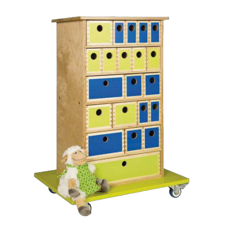 Mobilier educational - Dulap pentru invatarea fractiilor