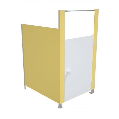 Modul aditional pentru toaleta modulara cu separatoare, fara usa, culoarea galben, pentru copii - poza 1