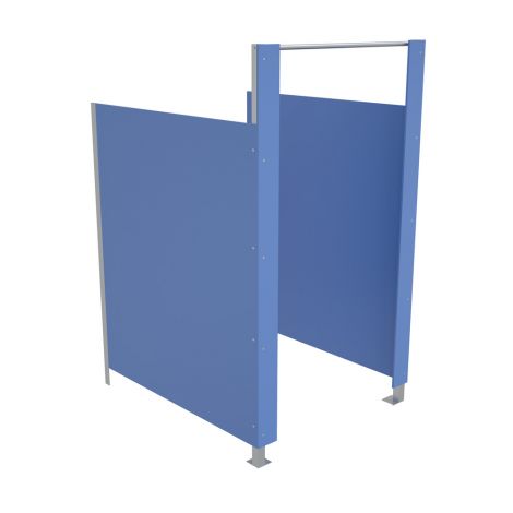 Modul principal toaleta modulara cu separatoare, fara usa, culoarea albastru, pentru copii - poza 1