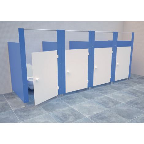 Modul principal toaleta modulara cu separatoare, fara usa, culoarea albastru, pentru copii - poza 4