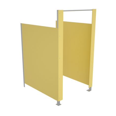 Modul principal toaleta modulara cu separatoare, fara usa, culoarea galben, pentru copii - poza 1