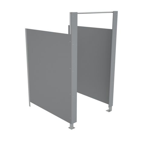 Modul principal toaleta modulara cu separatoare, fara usa, culoarea gri, pentru copii - poza 1