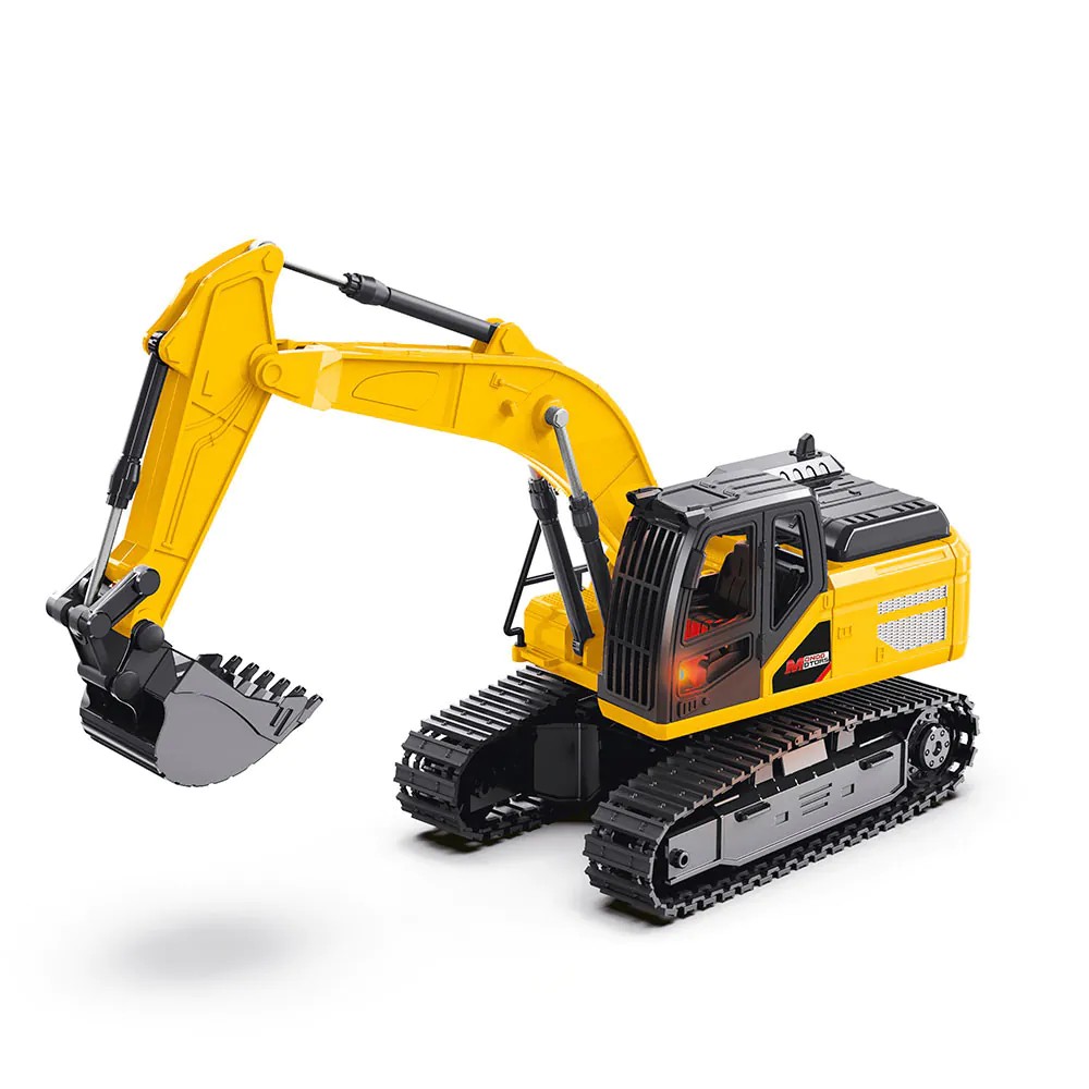 Mondo Motors Excavator cu Telecomanda 1:24, Brat Mobil si Cabina Rotativa - poza 3