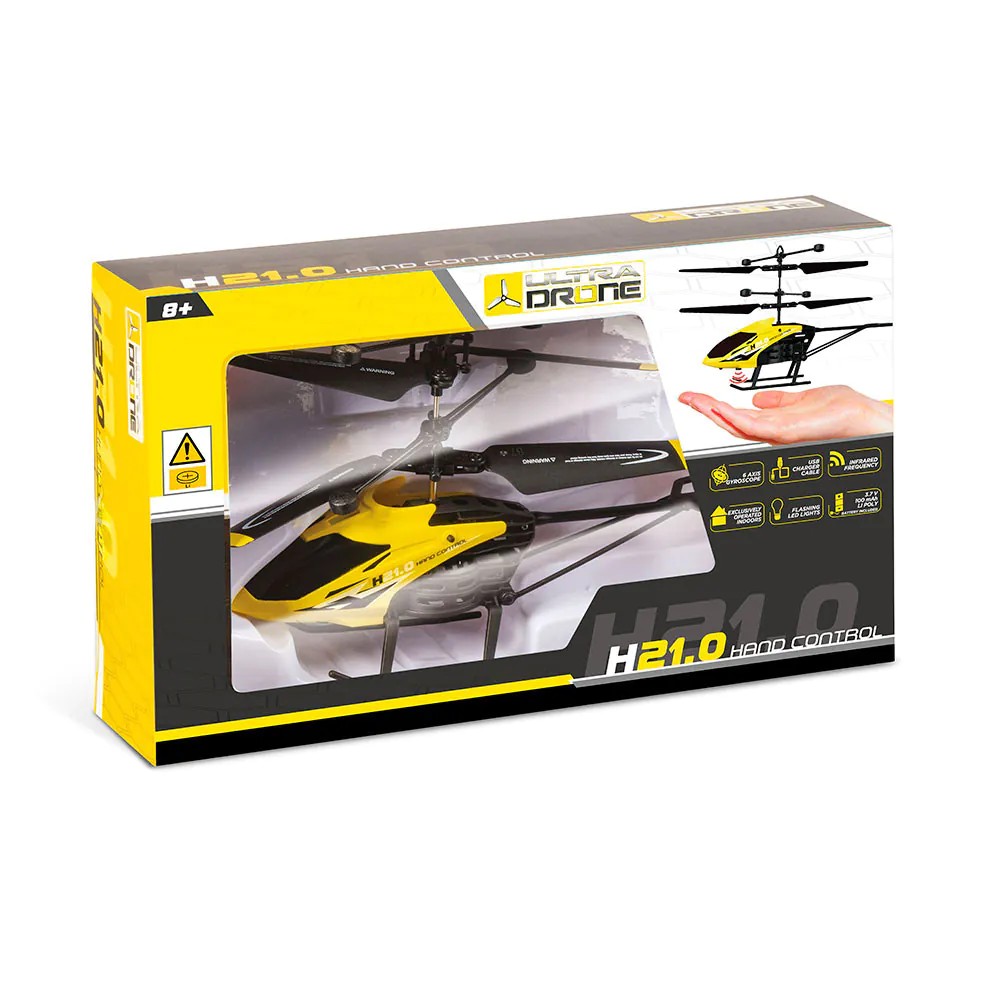 Mondo Ultra Drone Elicopter cu Telecomanda Hand Control H21.0, Giroscop 6 Axe si LED - poza 2