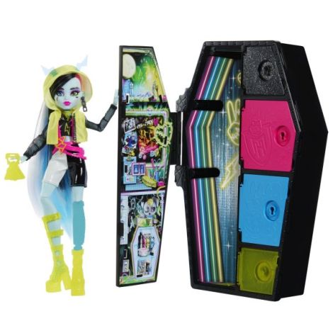 Monster High Neon Frights Papusa Frankie Stein - poza 3