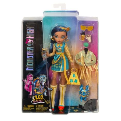 Monster High Papusa Cleo Denile Cu Animalut Si Accesorii - poza 2