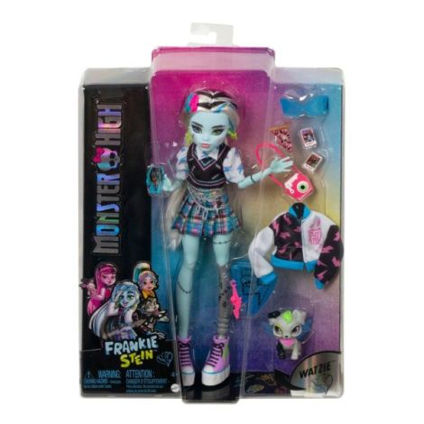 Monster High Papusa Frankie Stein Cu Animalut Si Accesorii - poza 2