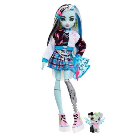Monster High Papusa Frankie Stein Cu Animalut Si Accesorii - poza 3