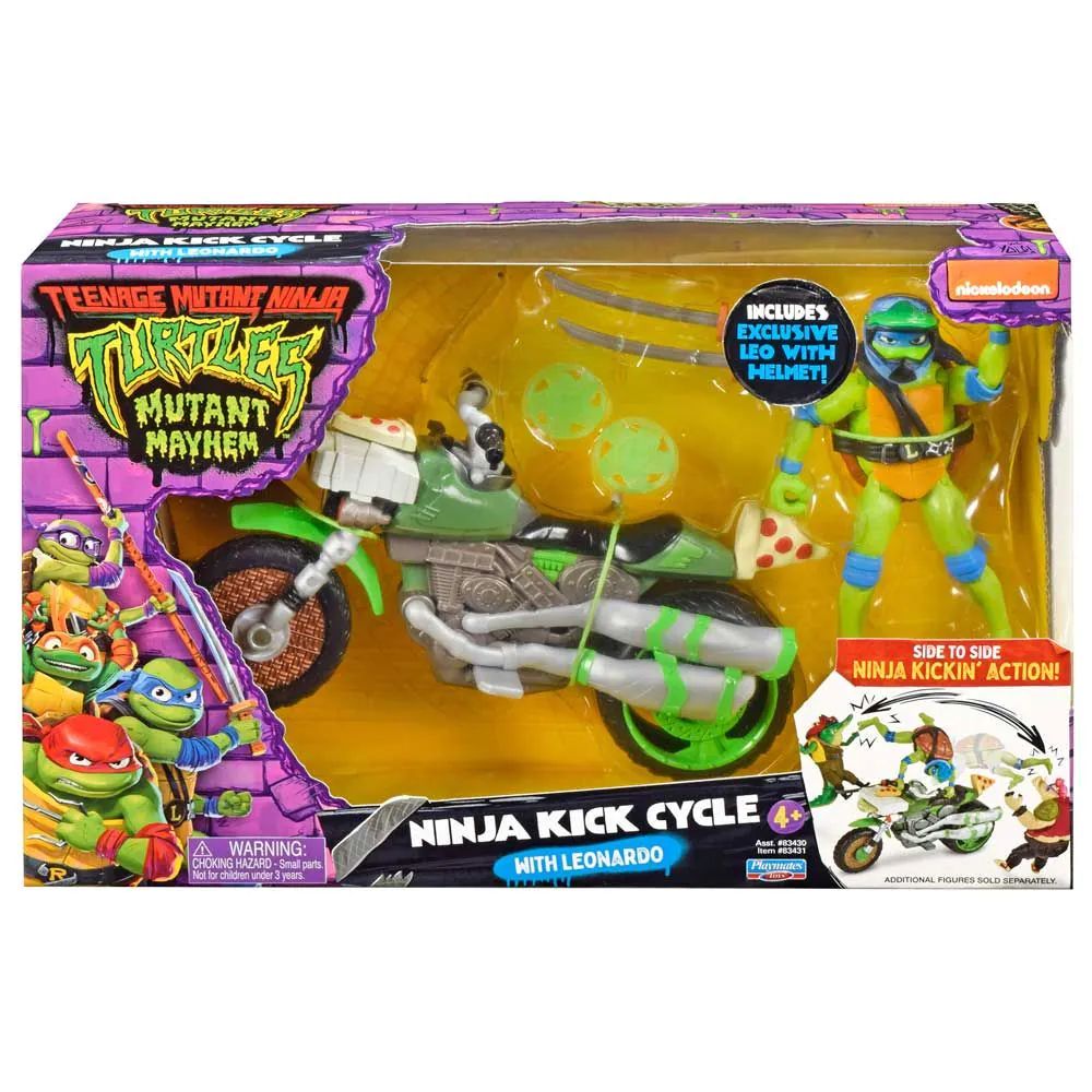 Motocicleta cu figurina Testoasele Ninja Haosul Mutantilor - poza 2