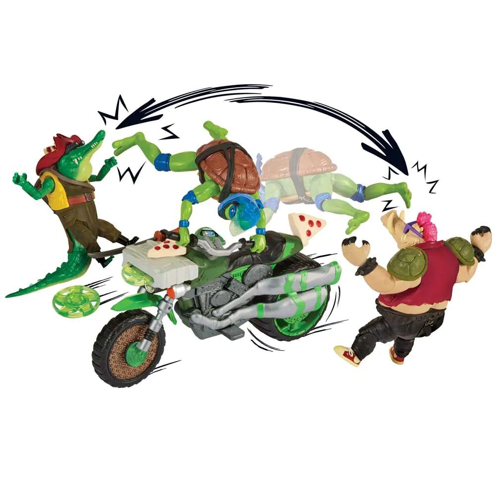 Motocicleta cu figurina Testoasele Ninja Haosul Mutantilor - poza 5