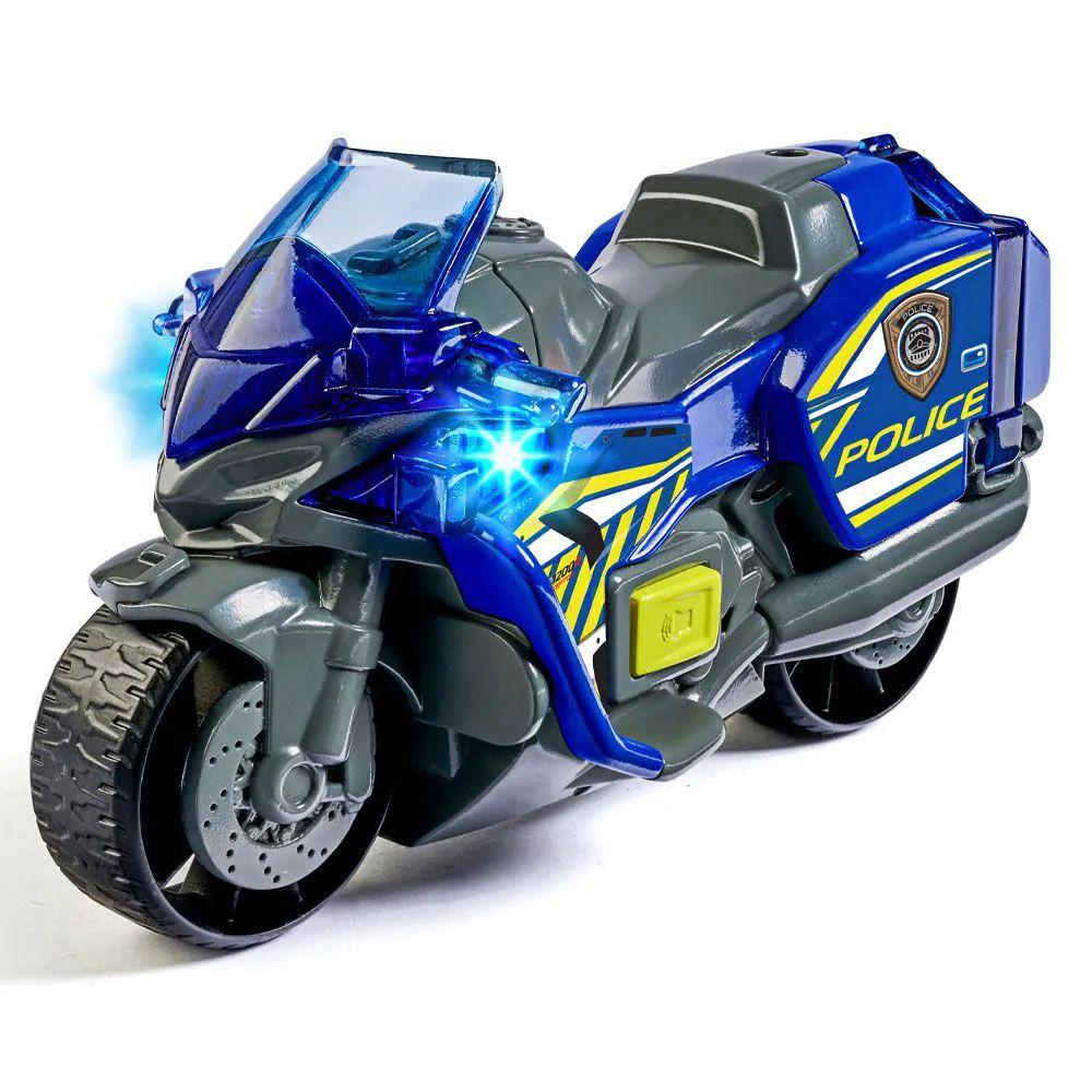 Motocicleta de politie cu sunete si lumini Simba Dickie 15 cm - poza 5