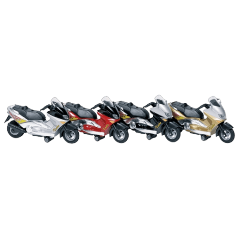 Motocicleta Die Cast cu sunete si lumini, lungime 12.5 cm