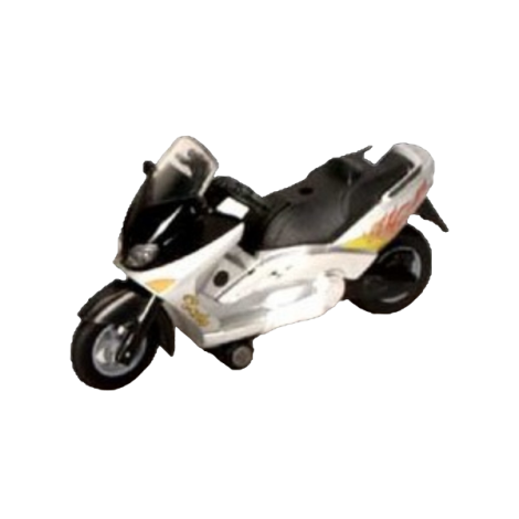 Motocicleta Die Cast cu sunete si lumini, lungime 12.5 cm, gri - poza 1