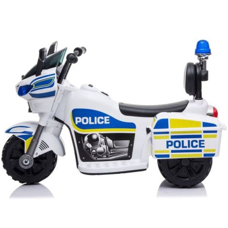 Motocicleta electrica Chipolino Police white PO0251WH - poza 2