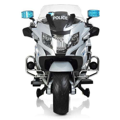 Motocicleta electrica pentru copii Autokids BMW de Politie 12V 45W (212) Gri - Autokids.ro - poza 2