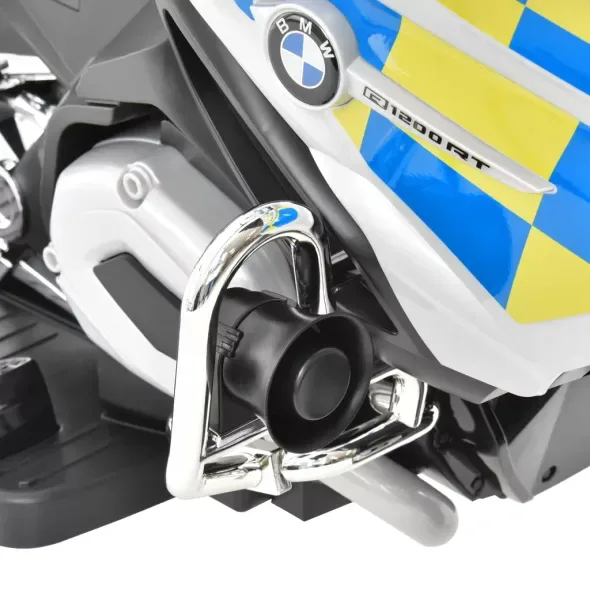 Motocicleta electrica pentru copii BMW de Politie 12V 45W Autokids (212) Gri - Autokids.ro - poza 2