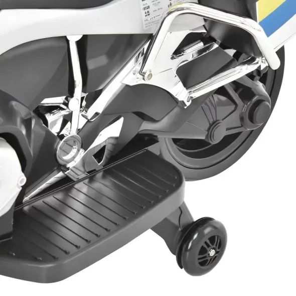 Motocicleta electrica pentru copii BMW de Politie 12V 45W Autokids (212) Gri - Autokids.ro - poza 3