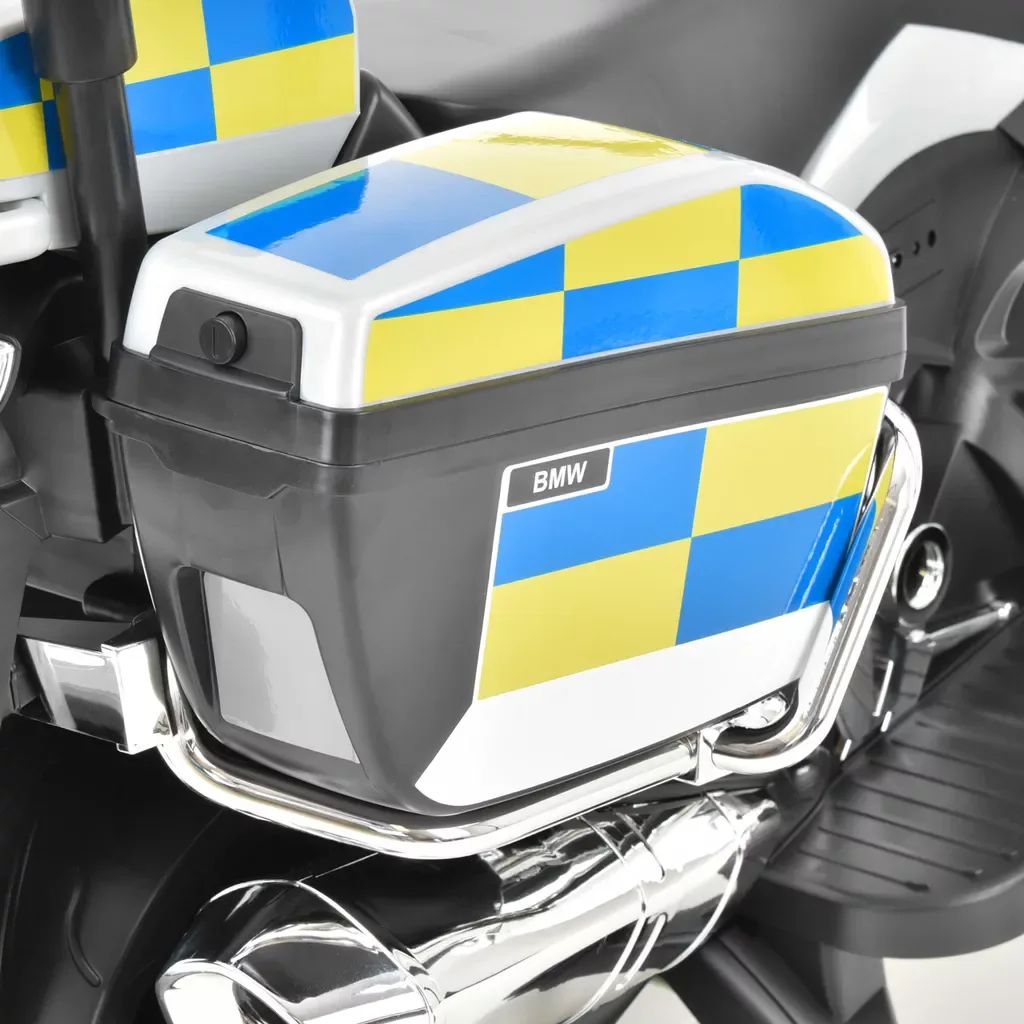 Motocicleta electrica pentru copii BMW de Politie 12V 45W Autokids (212) Gri - Autokids.ro - poza 4