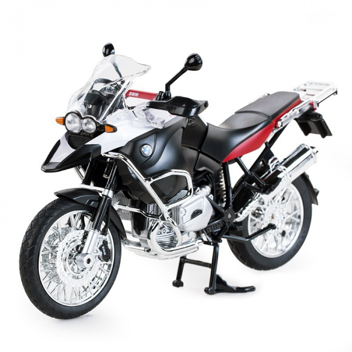 Motocicleta metalica bmw rs1200 gs rosu scara 1 la 9