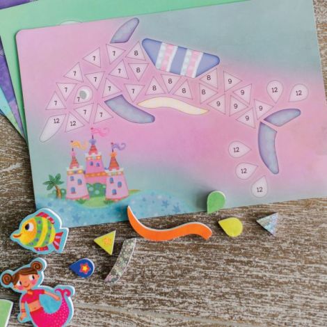 Mozaic magnetic, Insula sirenelor - Sparkle mosaics, Mermaid Island - poza 5
