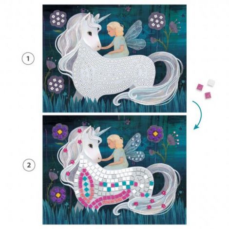 Mozaic Unicornul fermecat, Djeco - poza 3
