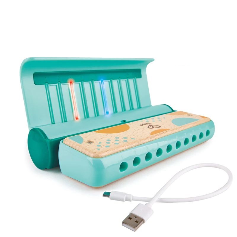 Muzicuta interactiva din lemn Hape Harmonica - poza 1