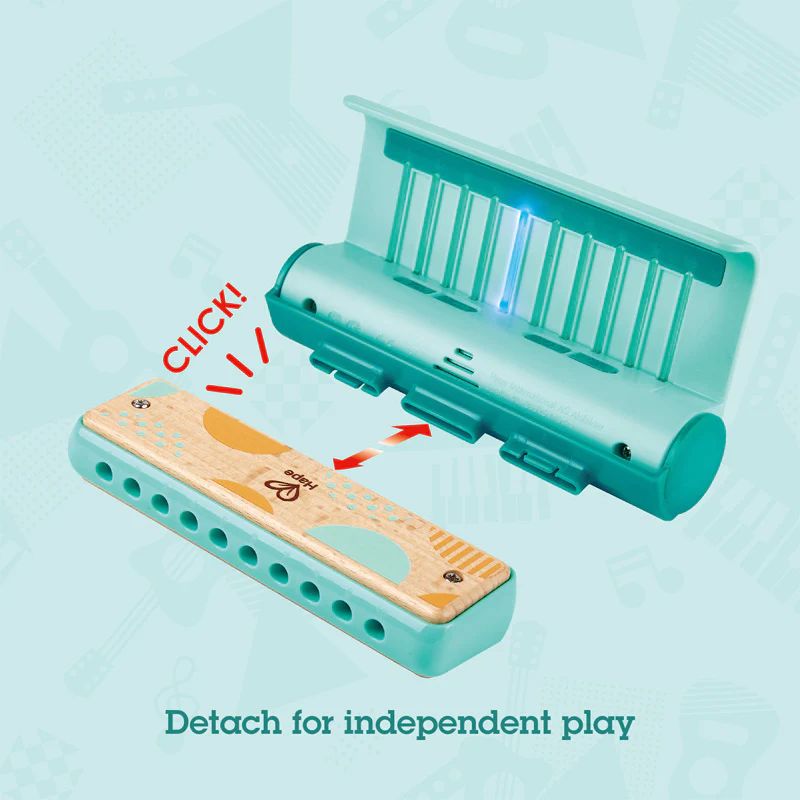 Muzicuta interactiva din lemn Hape Harmonica - poza 3