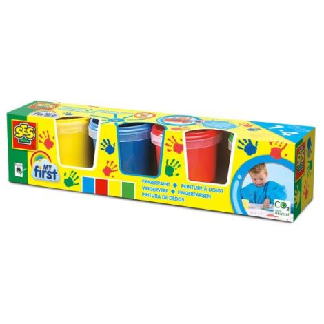 My first - Set acuarele pentru degete 4 x 145 ml - poza 1