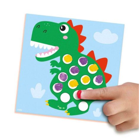 My first - Set acuarele pentru degete si tablouri cu dinozauri - poza 3