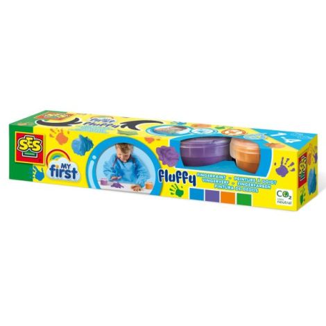 My first - Set acuarele pufoase pentru degete 4 x 120 ml - poza 1