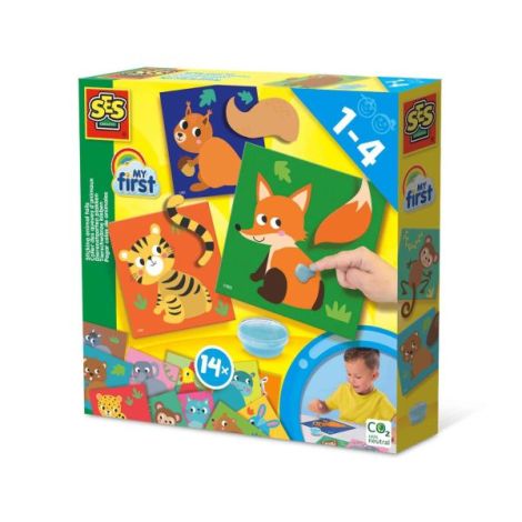 My first - Set creativ de lipit cozi la animale - poza 1