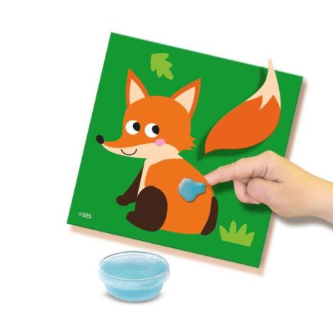 My first - Set creativ de lipit cozi la animale - poza 3