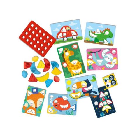My first - Set creativ mozaic cu butoni mari - poza 2