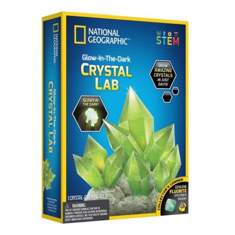 National Geographic - Kit Creativ Laborator De Crestere Cristale Verzi - poza 1
