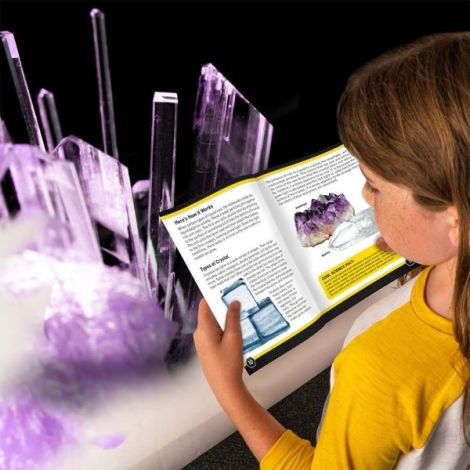National Geographic - Kit Creativ Laborator De Crestere Cristale Violet - poza 3