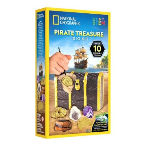 National Geographic - Kit creativ sa cautam comoara piratului - poza 2