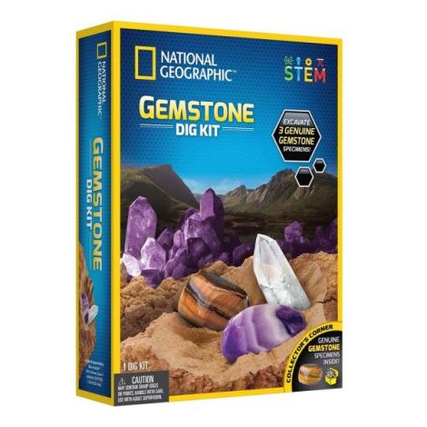 National Geographic - Kit Creativ Sa Cautam Pietre Pretioase - poza 1