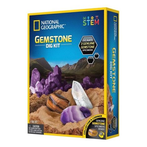 National Geographic - Kit Creativ Sa Cautam Pietre Pretioase - poza 2