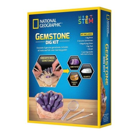 National Geographic - Kit Creativ Sa Cautam Pietre Pretioase - poza 3