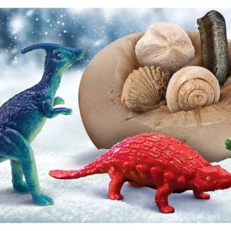 National Geographic - Set educativ Calendar de Craciun descopera lumea preistorica a dinozaurilor cu 24 de surprize - poza 4