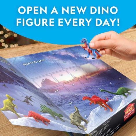 National Geographic - Set educativ Calendar de Craciun descopera lumea preistorica a dinozaurilor cu 24 de surprize - poza 5