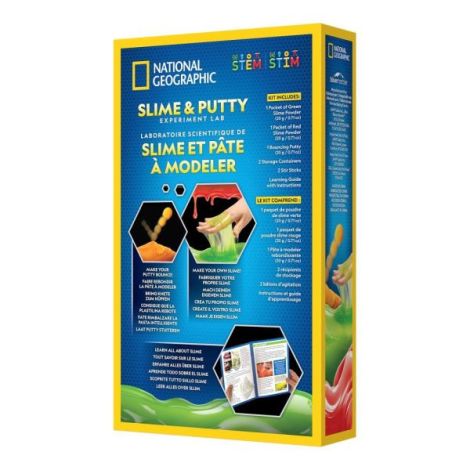 National Geographic - Set educativ experiment de creare Slime si Plastilina - poza 2