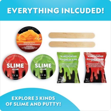 National Geographic - Set educativ experiment de creare Slime si Plastilina - poza 3