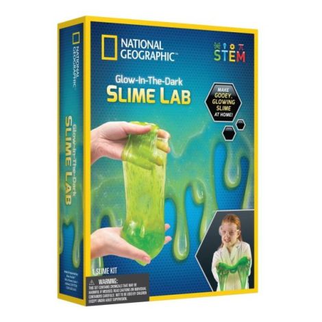 National Geographic - Set educativ Laboratorul de slime fosforescent - poza 2